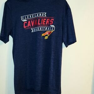 NBA YX3 Cool Cleveland Cavaliers Blue T-Shirt, size medium
